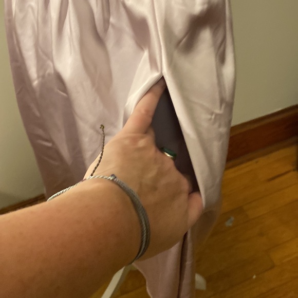 🦋Ellen Tracy Lilac Satin dress, only worn once size 4🦋 - Picture 8 of 8